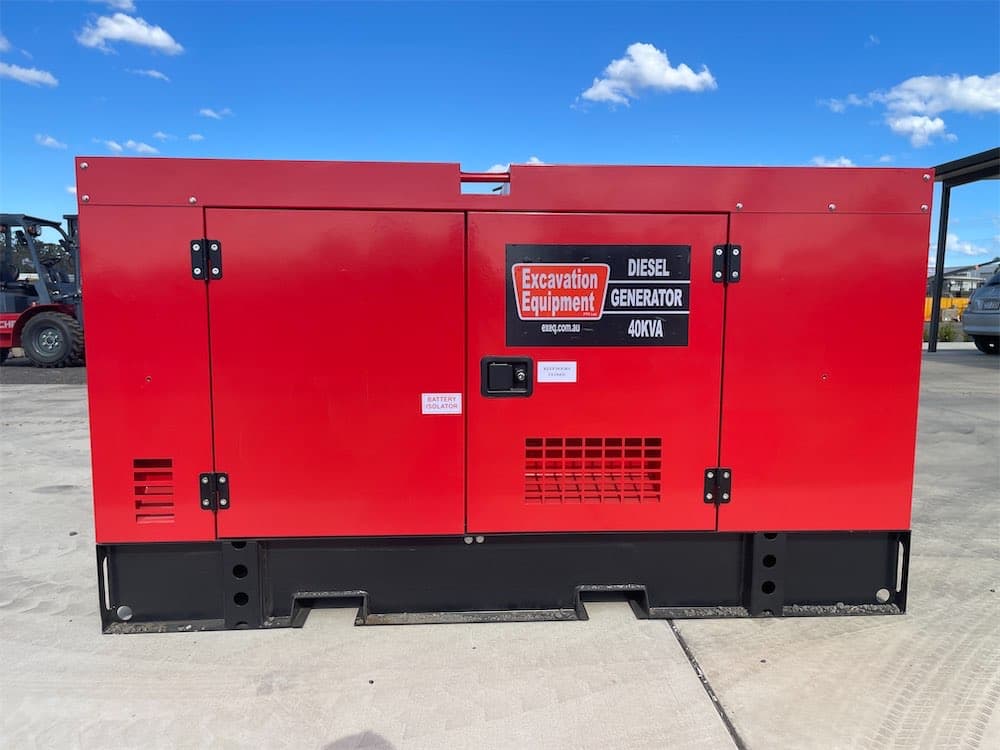 EXEQ 40kVA Silenced Diesel Generator view 6