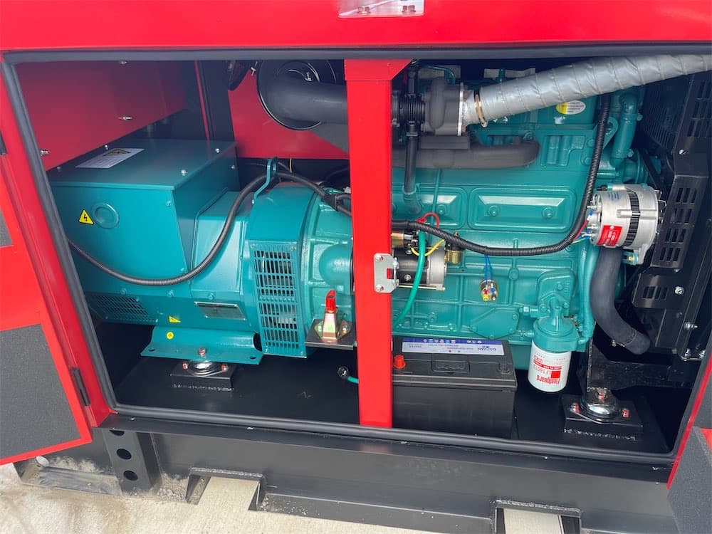 EXEQ 60kVA Silenced Diesel Generator view 4