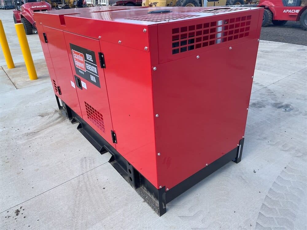 EXEQ 60kVA Silenced Diesel Generator view 3