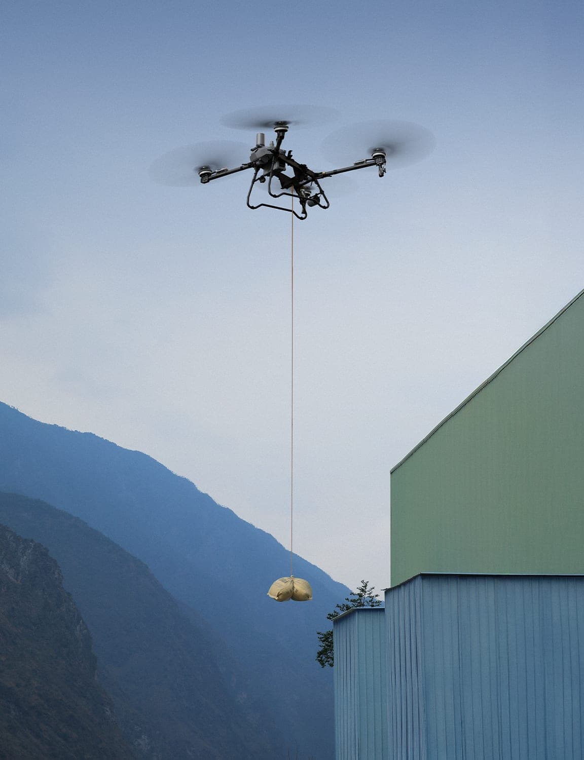 DJI Agras T70P Lift System view 2