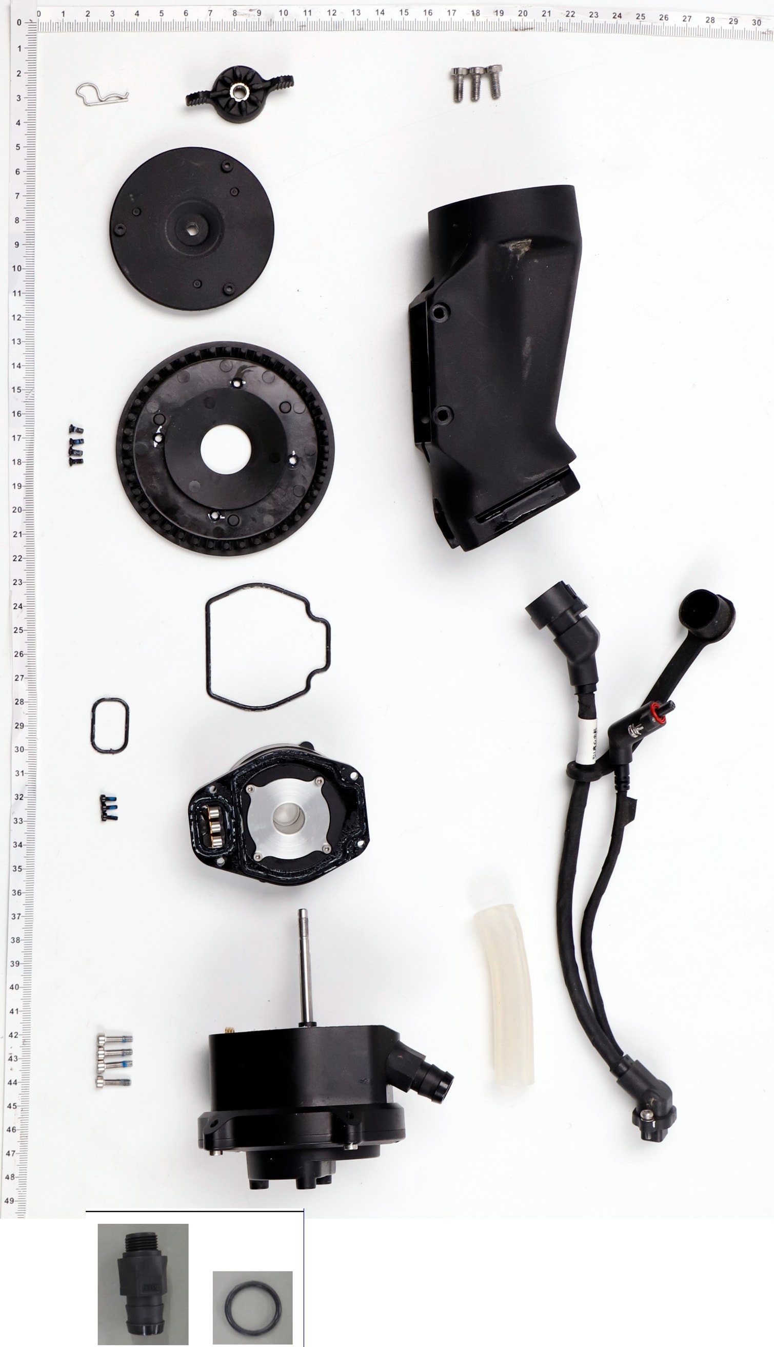 T100 Mist Kit Internal Spray Boom exploded parts diagram