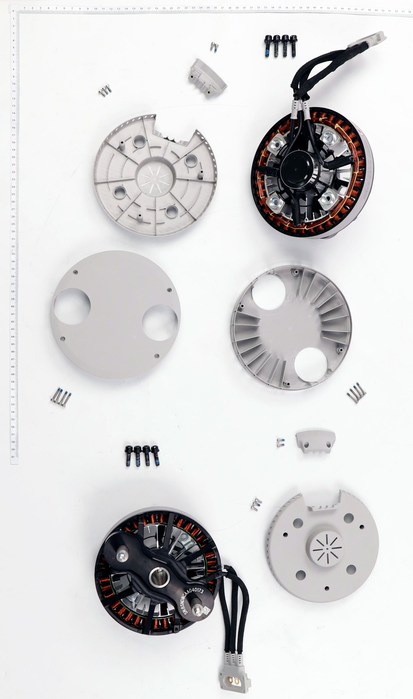 T100 Arm Motor exploded parts diagram