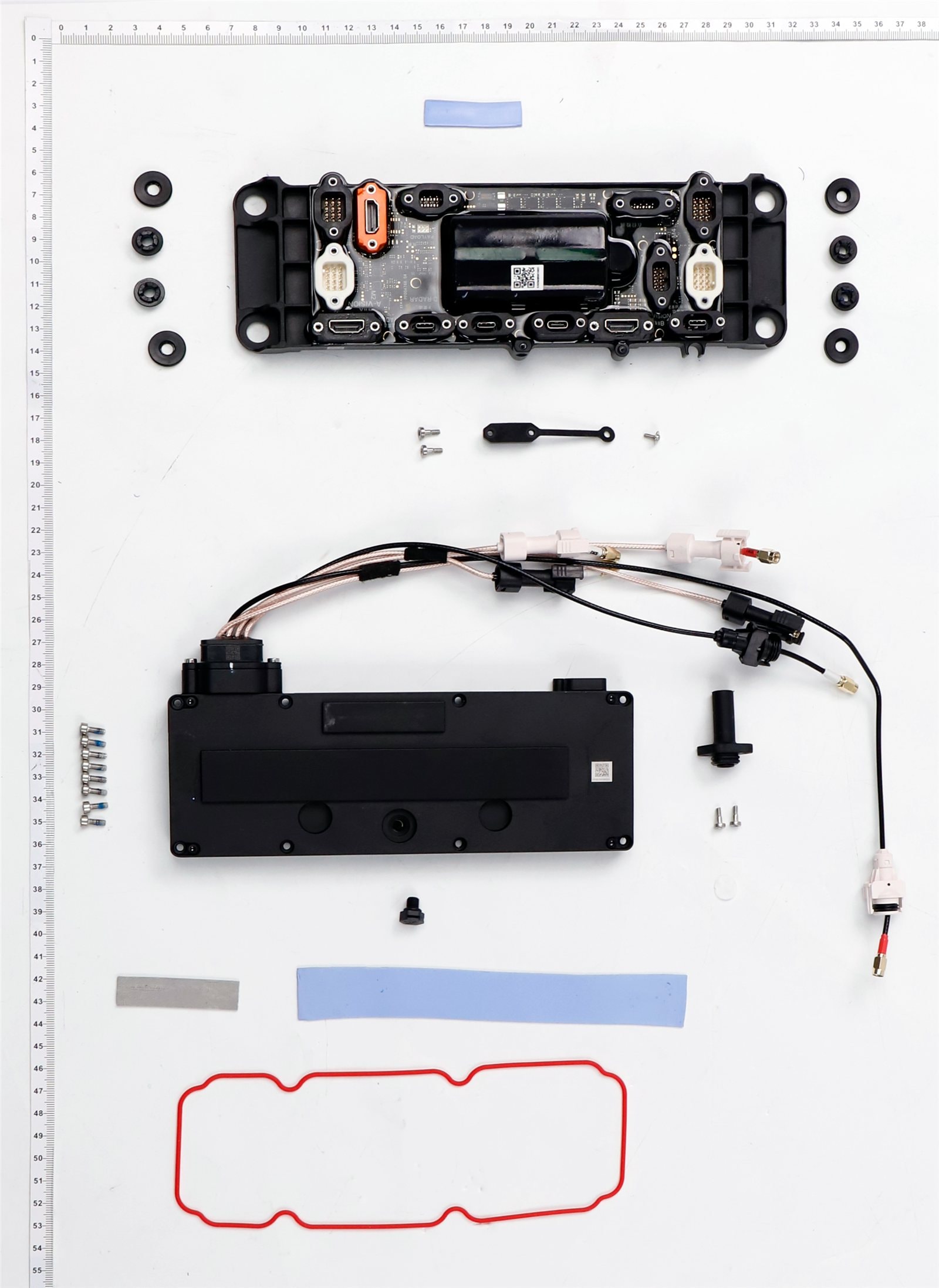 T100 Cable Distribution Board exploded parts diagram
