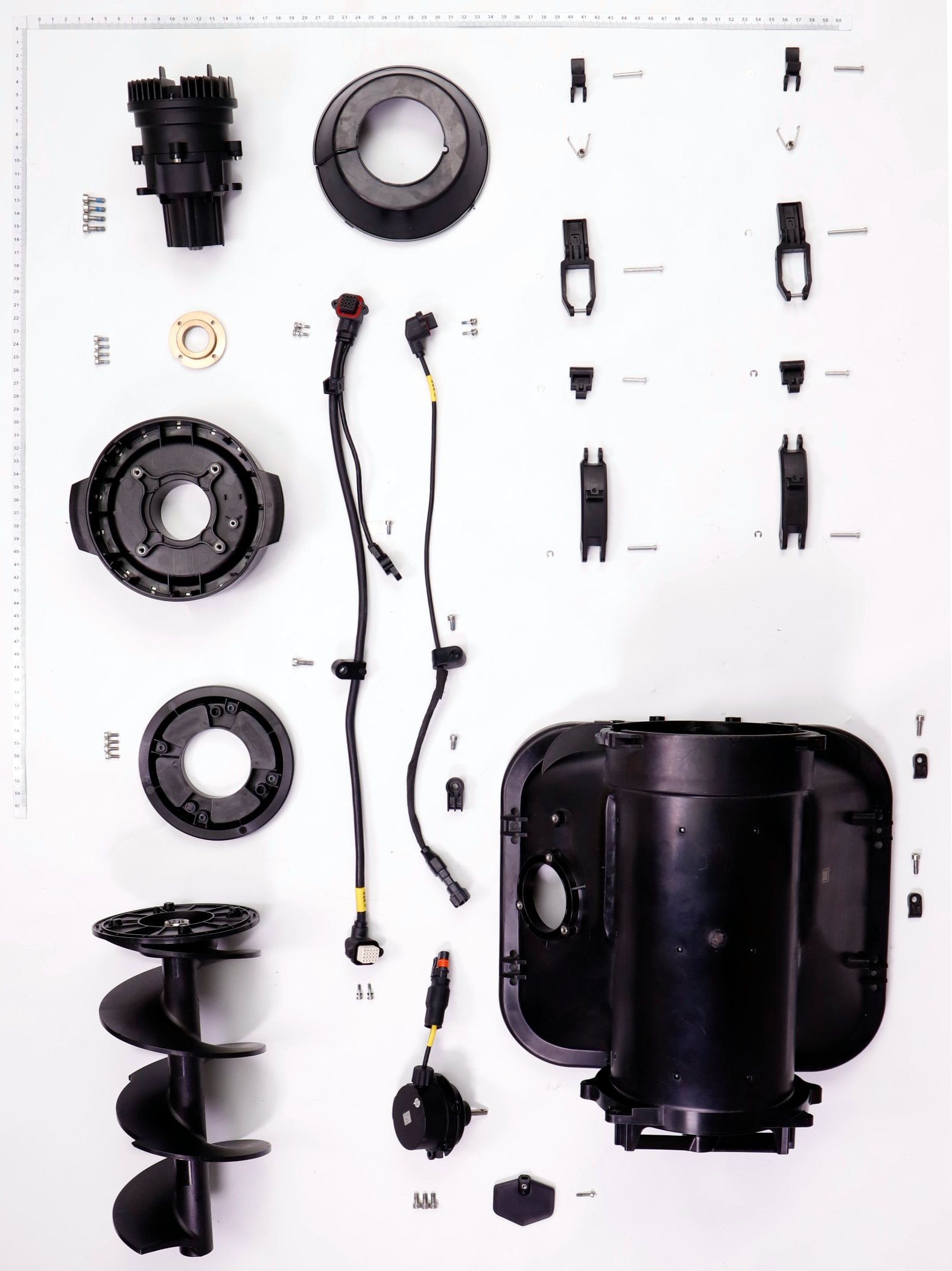 T100 Spreading Auger exploded parts diagram