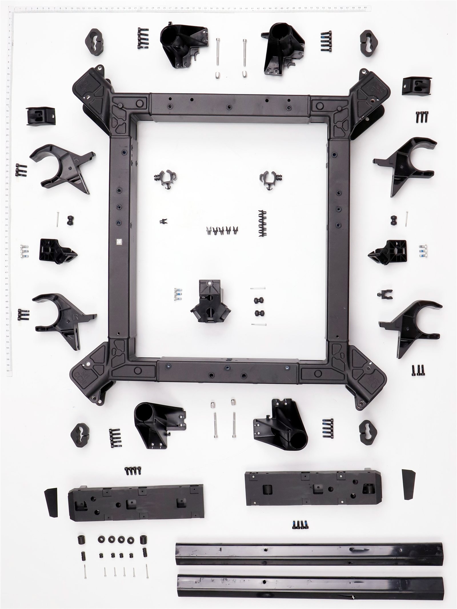 T25P Middle Frame exploded parts diagram