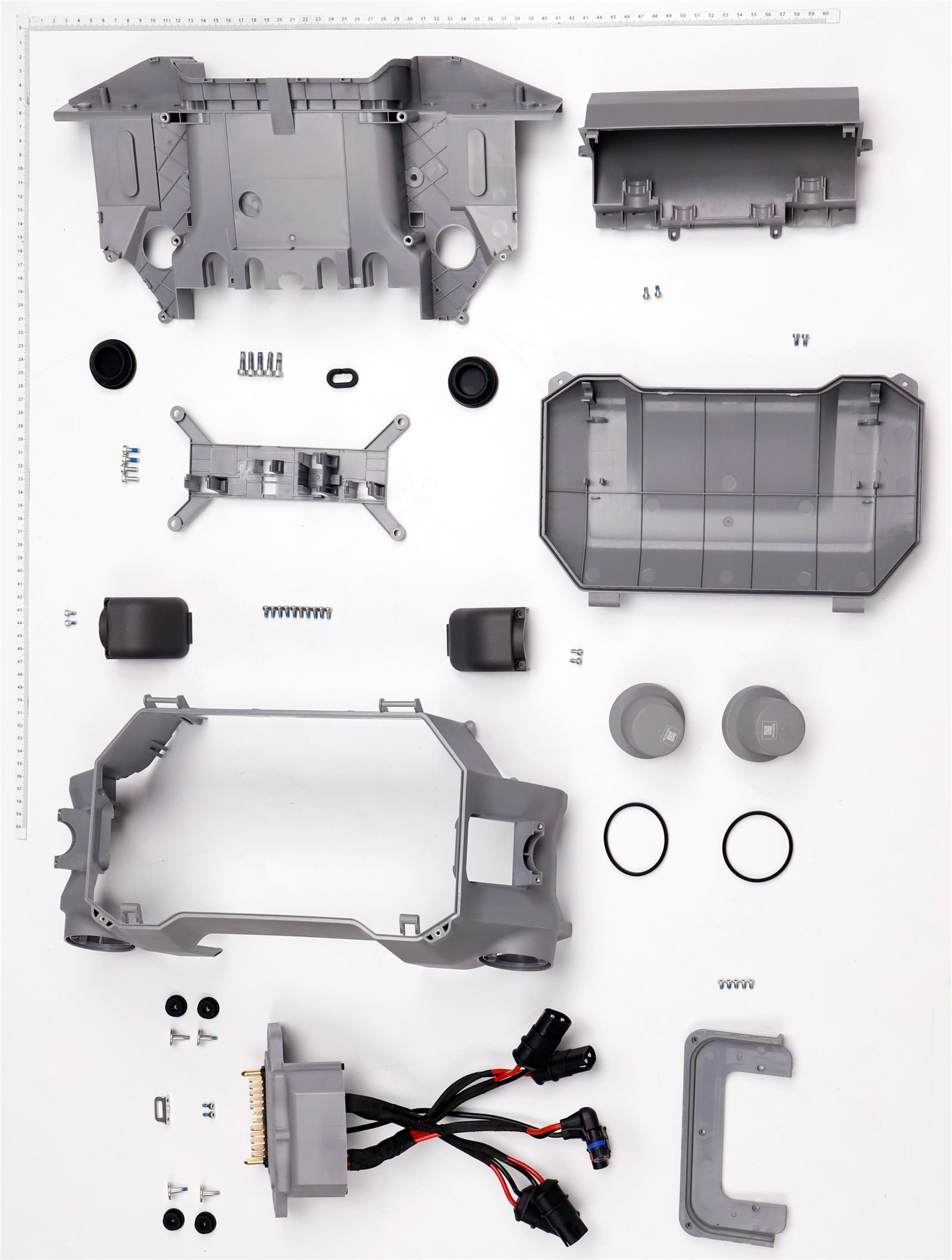 T25P Rear Frame exploded parts diagram