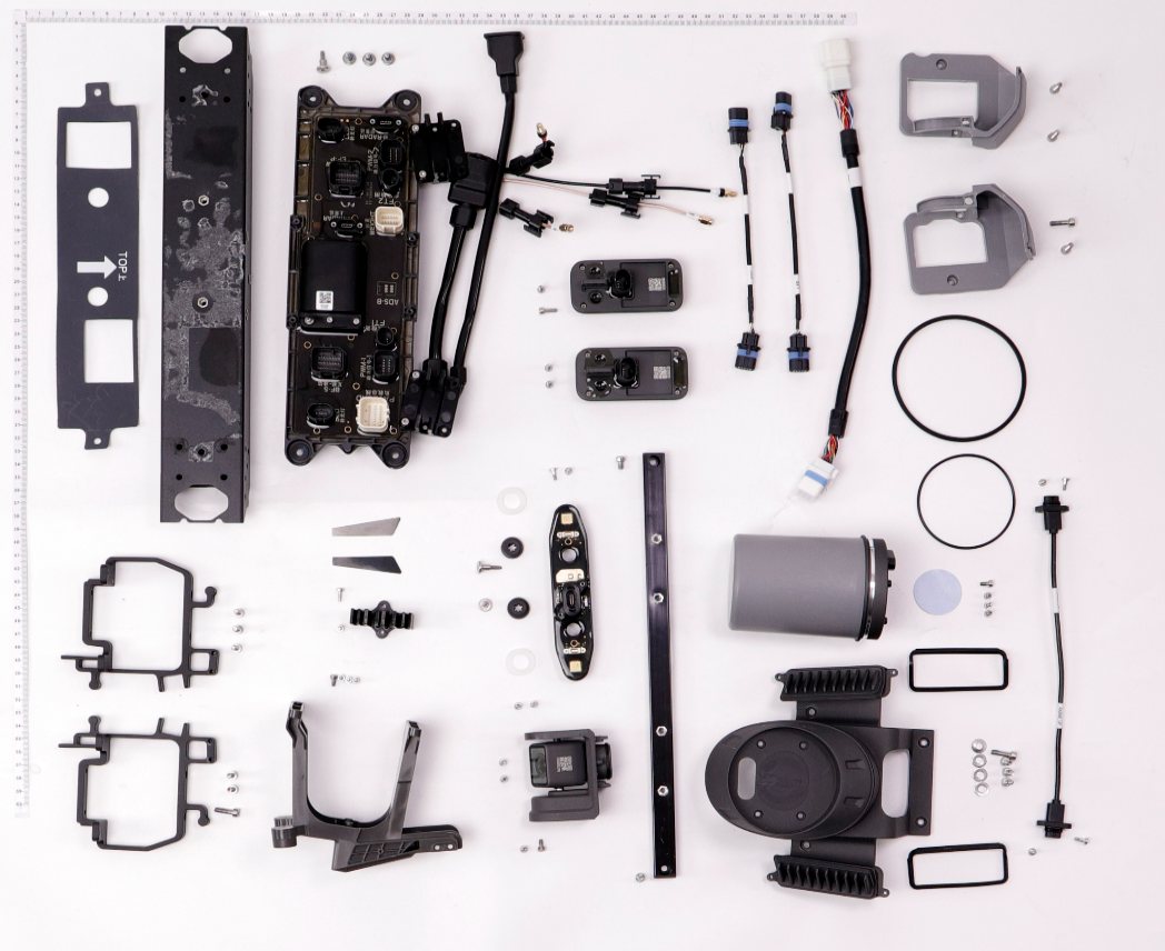 T50 Front Frame exploded parts diagram