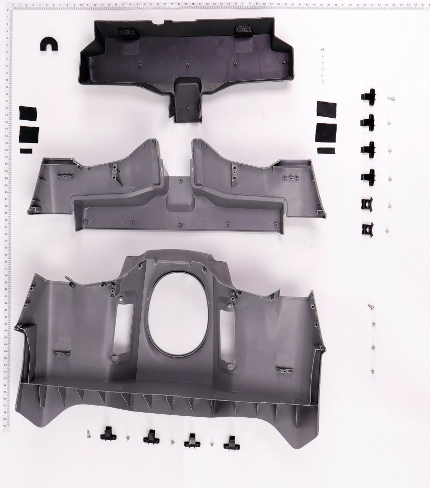 T50 Front Shell exploded parts diagram