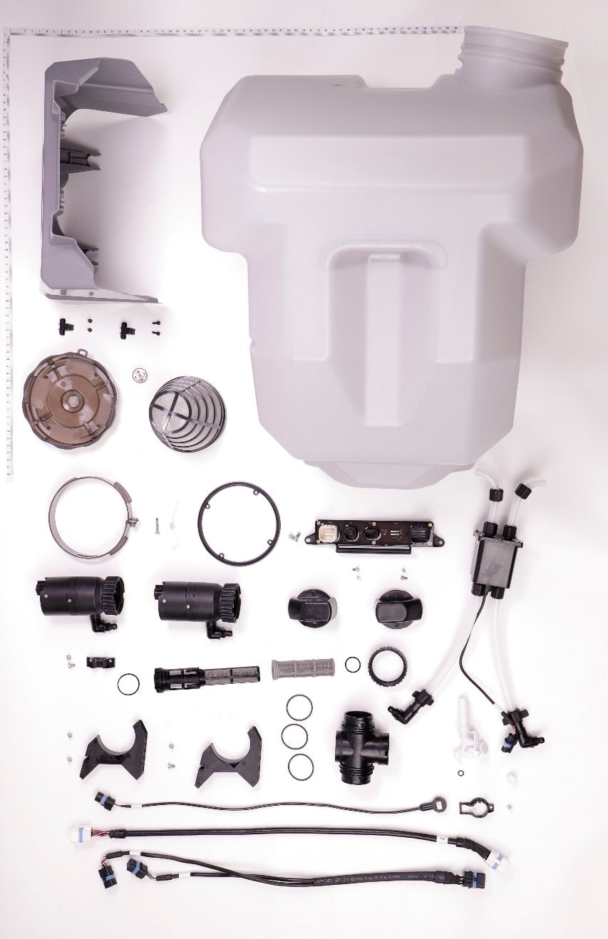 T50 Spray Tank exploded parts diagram