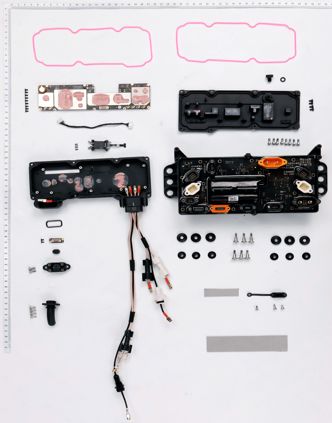 T70P Cable Distribution Board exploded parts diagram