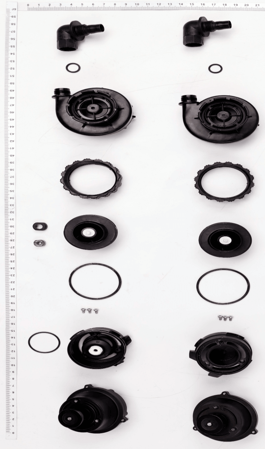 T70P Impeller Pump exploded parts diagram