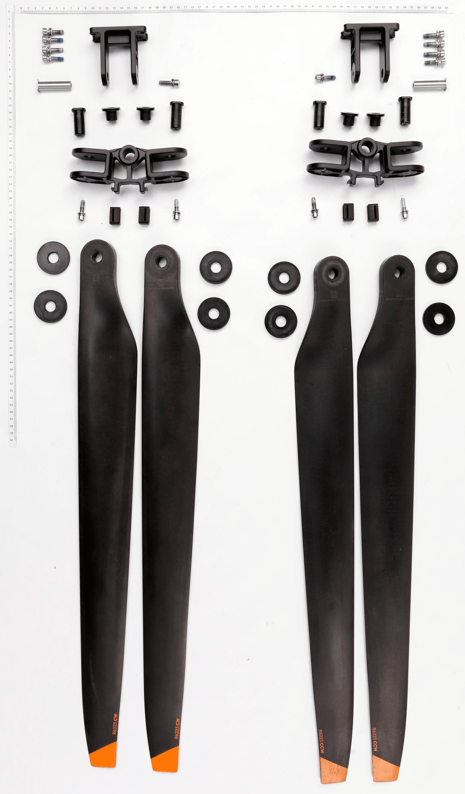 T70P Propellers exploded parts diagram