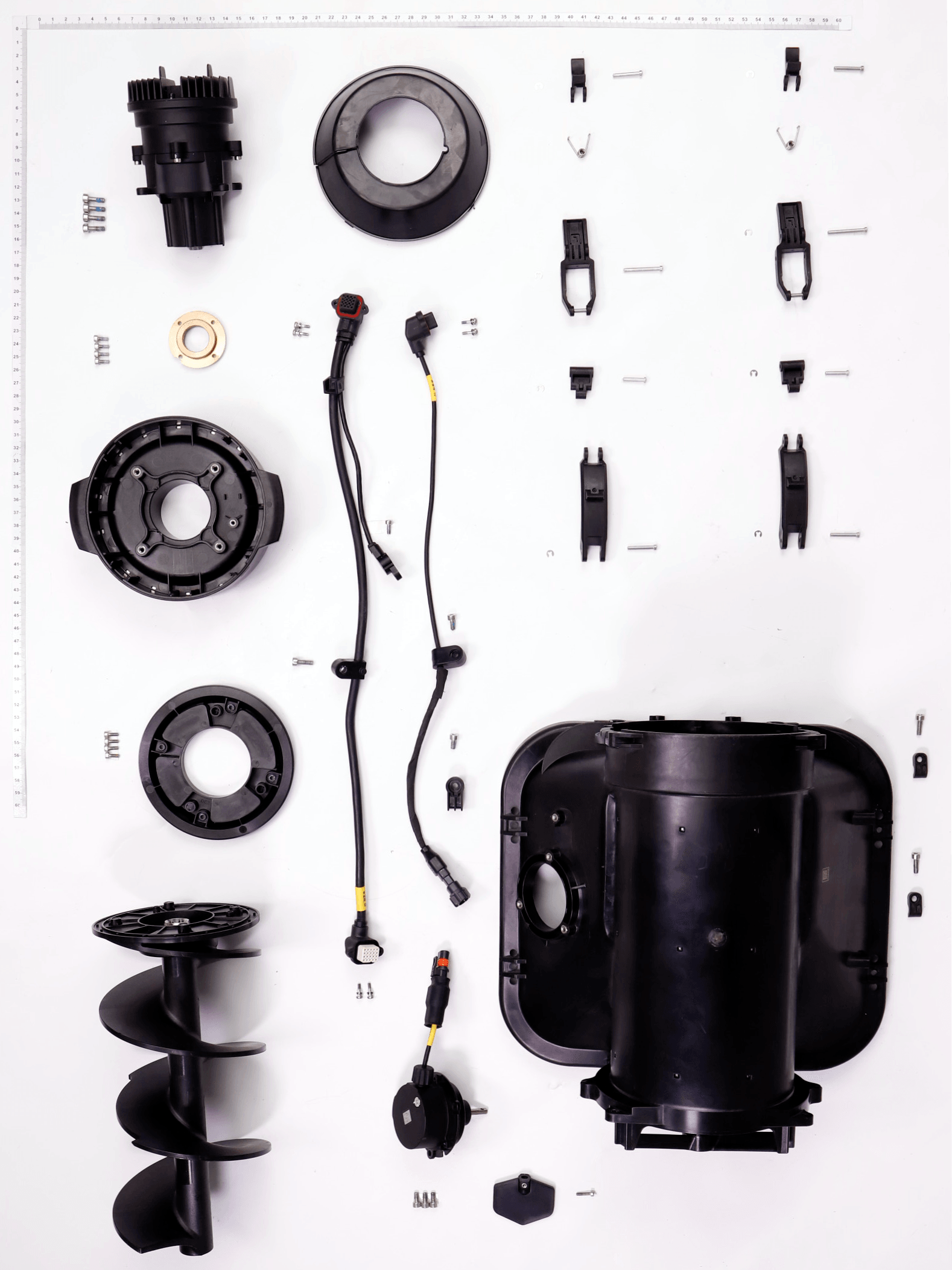 T70P Spreading Auger exploded parts diagram