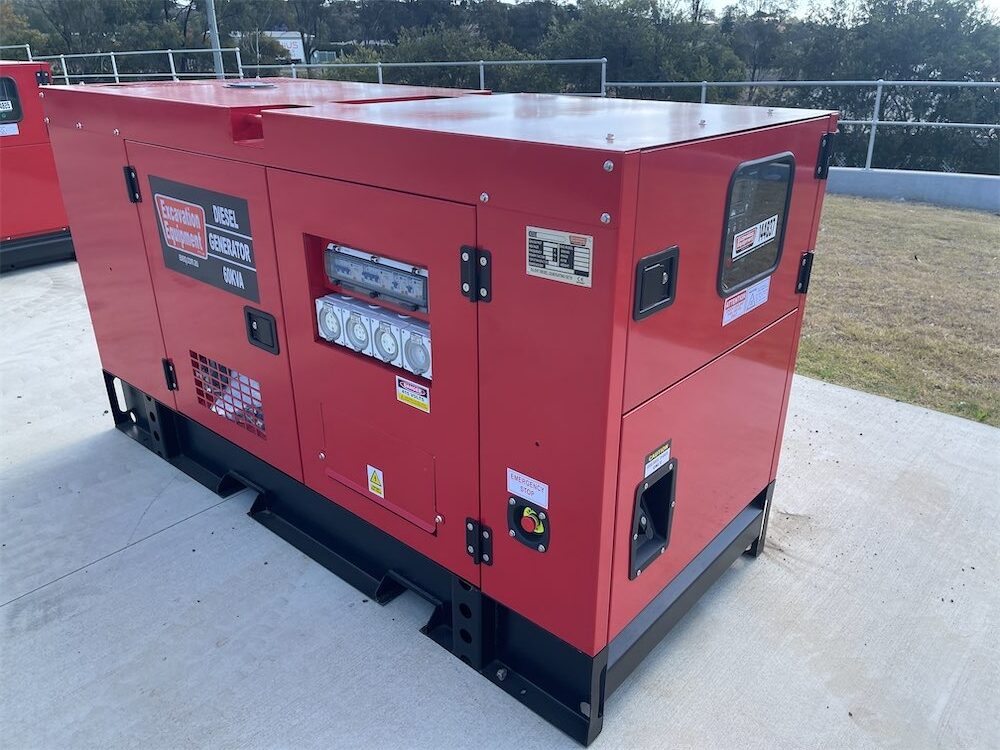EXEQ 60kVA Silenced Diesel Generator